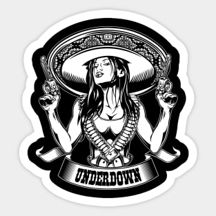 mexicana girl Sticker